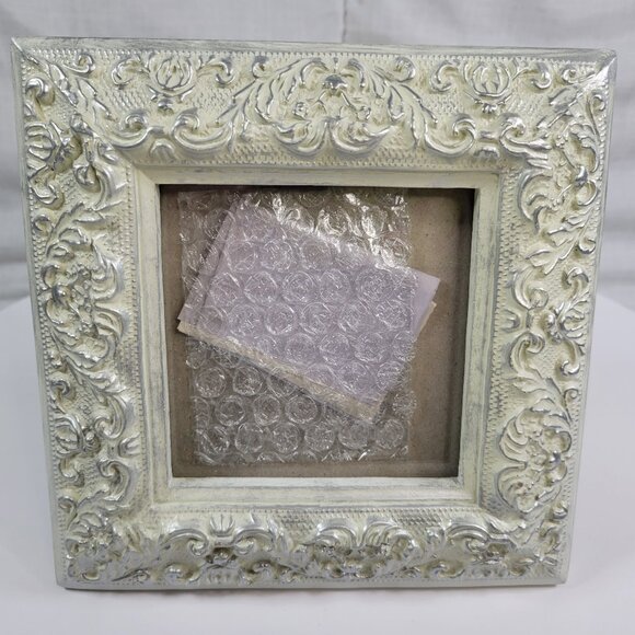 Small Square Picture Frame With Glass 7" - Picture 1 of 2